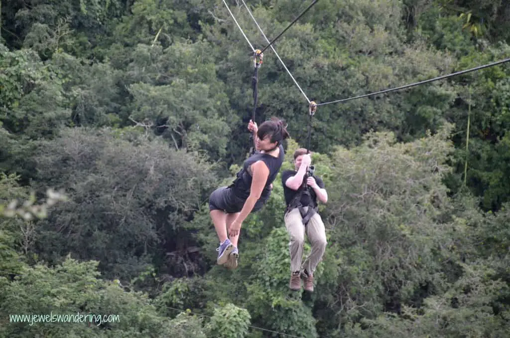 Mauritius, Casela, Zip Lining