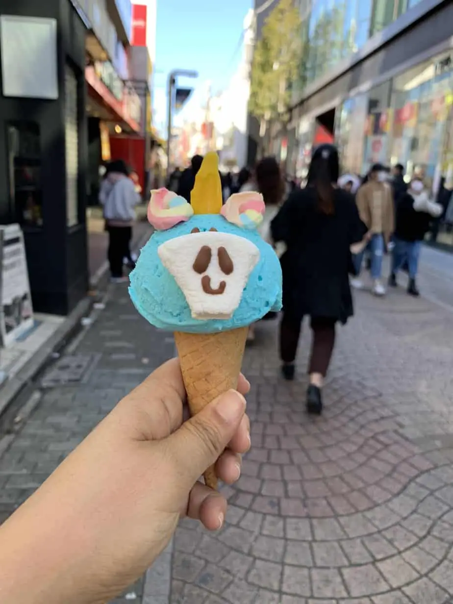 Tokyo, Harajuku, Takeshita Street, Unicorn Ice Cream