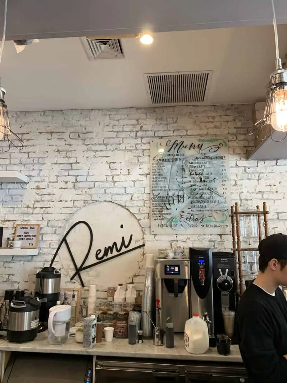 Remi Coffee Shop counter