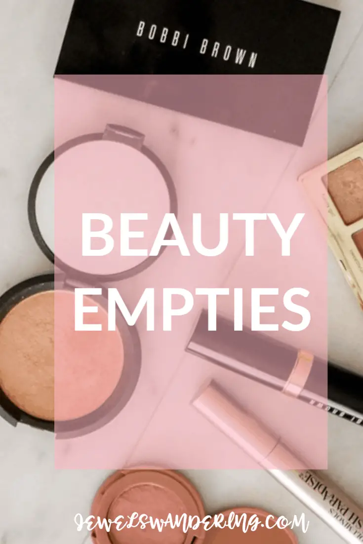 make up on a white counter