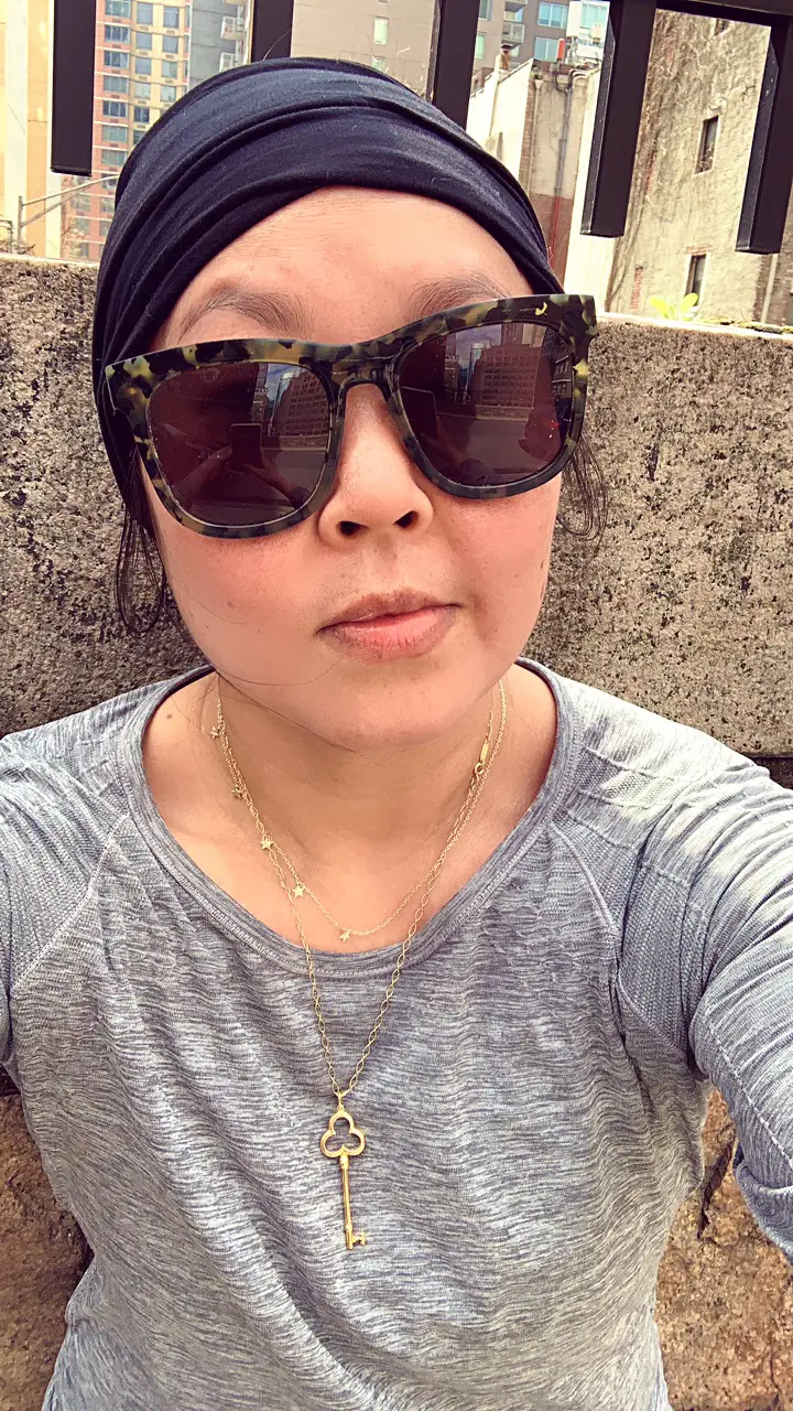 Picture of an Asian Girl with Sunglasses